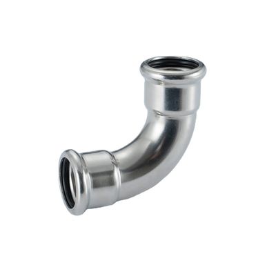 Good price مواد لوله کشی فولاد ضد زنگ لوله فشرده سازی لوله سازی پروفایل M 90 درجه آرنج آنلاین