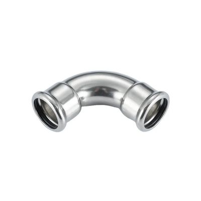 Good price 316L 304L 304M پروفایل فولاد ضد زنگ لوله مطبوع 45 درجه آرنج DVGW W534 آنلاین